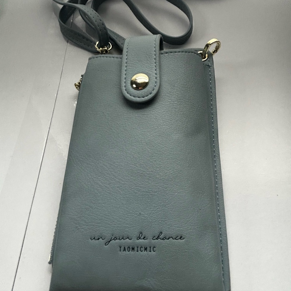 TAOMICMIC "Un Jour De Chance" phone wallet or mini crossbody bag.